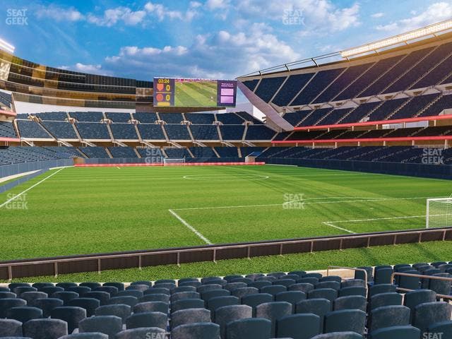Soldier Field - Section 154 Seat View
