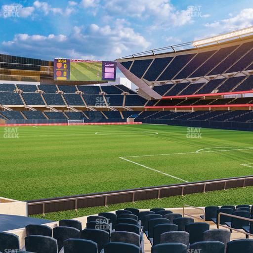 Soldier Field - Section 155 Seat View