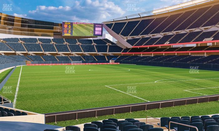 Soldier Field - Section 155 Seat View