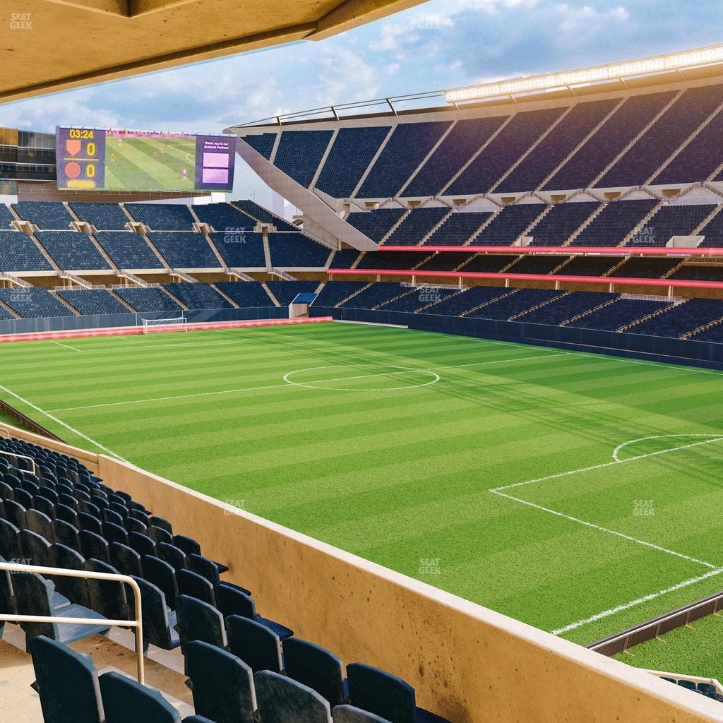 Soldier Field - Section 202 Club Seat View