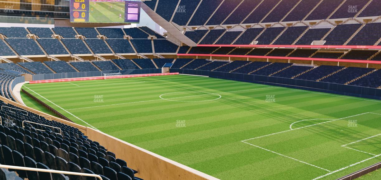 Soldier Field - Section 202 Club Seat View