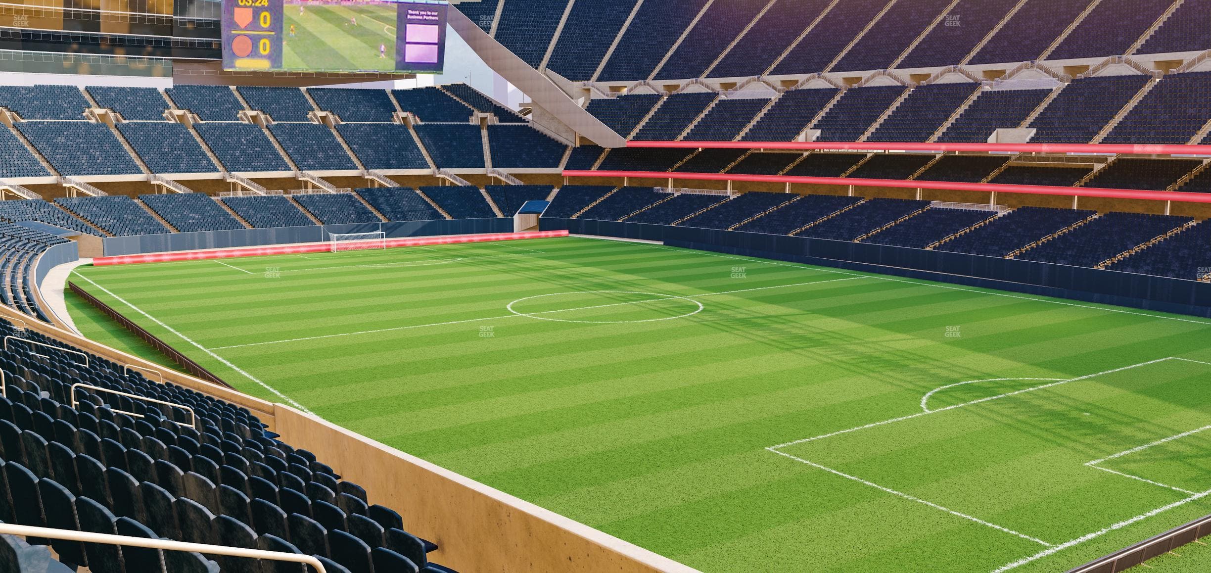 Soldier Field - Section 202 Club Seat View
