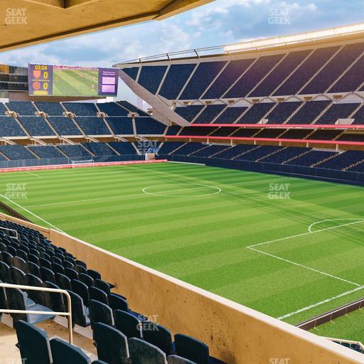 Soldier Field - Section 202 Club Seat View