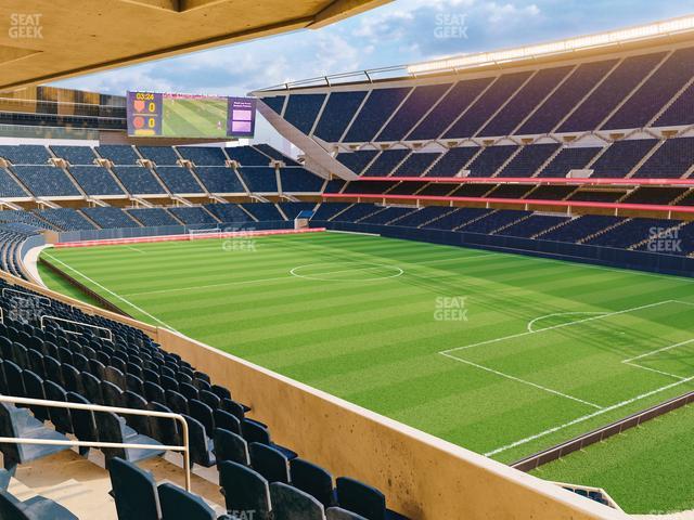 Soldier Field - Section 202 Club Seat View Soldier Field - Section 202 Club Seat View