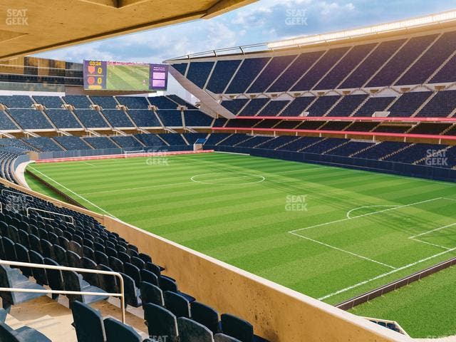 Soldier Field - Section 202 Club Seat View