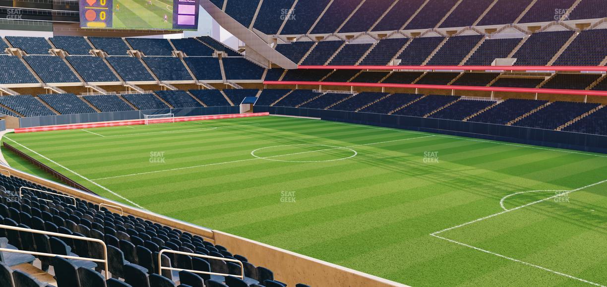 Soldier Field - Section 203 Club Seat View