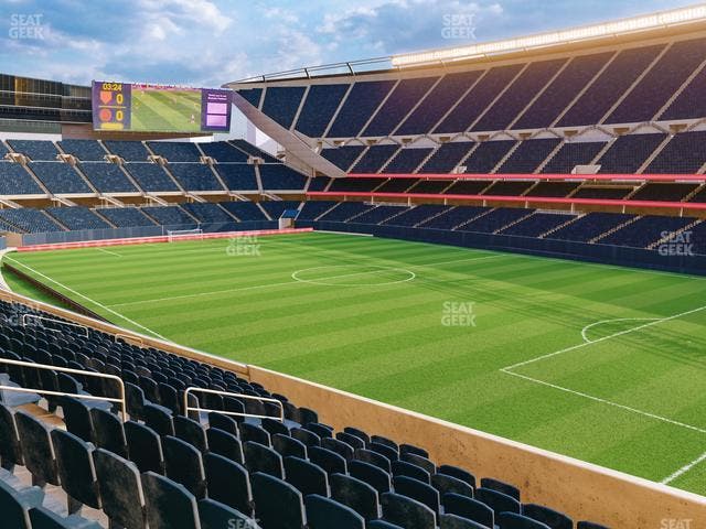 Soldier Field - Section 203 Club Seat View