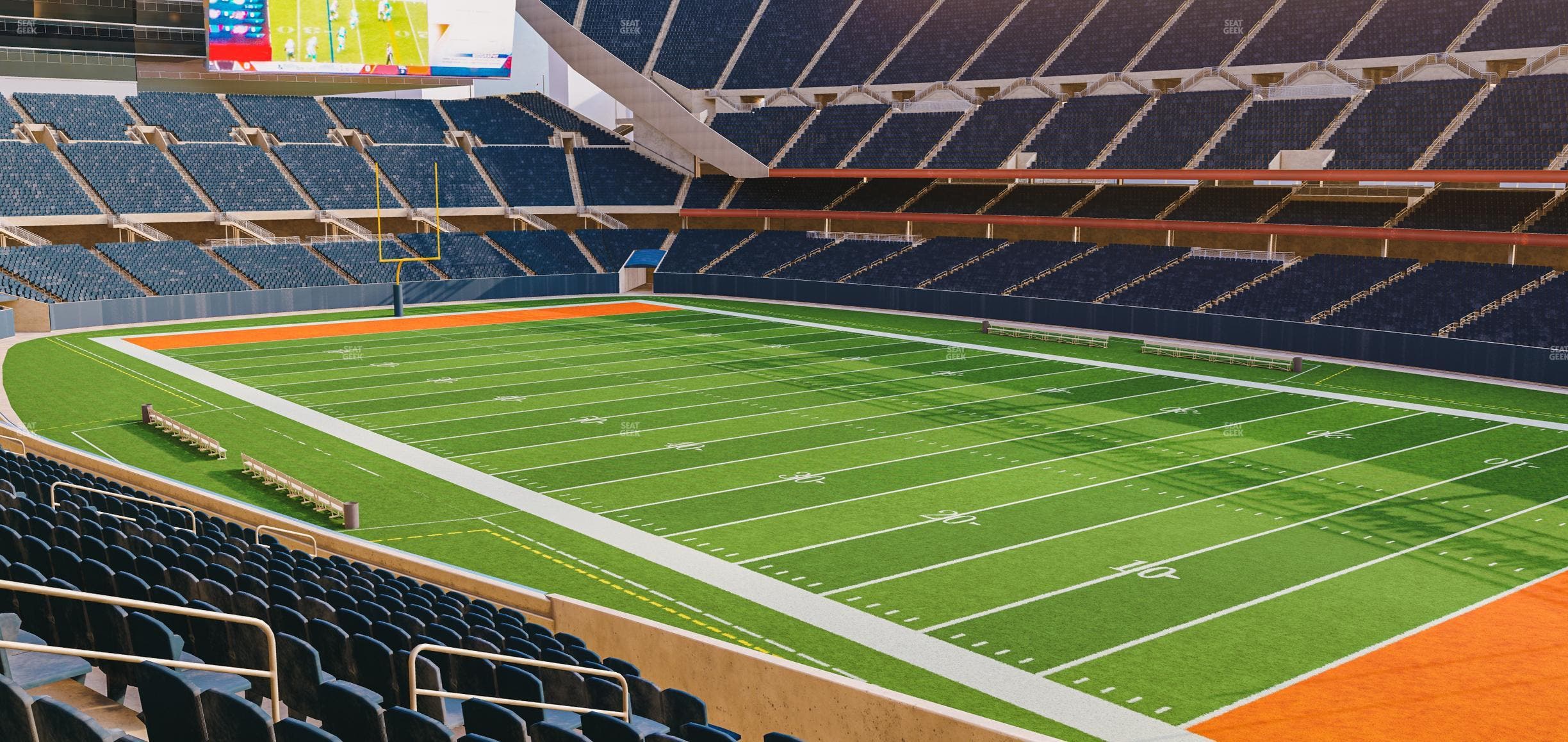 Soldier Field - Section 203 Club Seat View