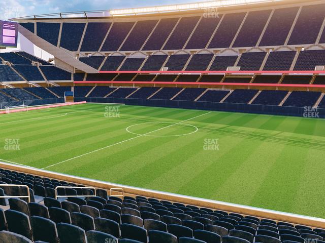 Soldier Field - Section 206 Club Seat View Soldier Field - Section 206 Club Seat View