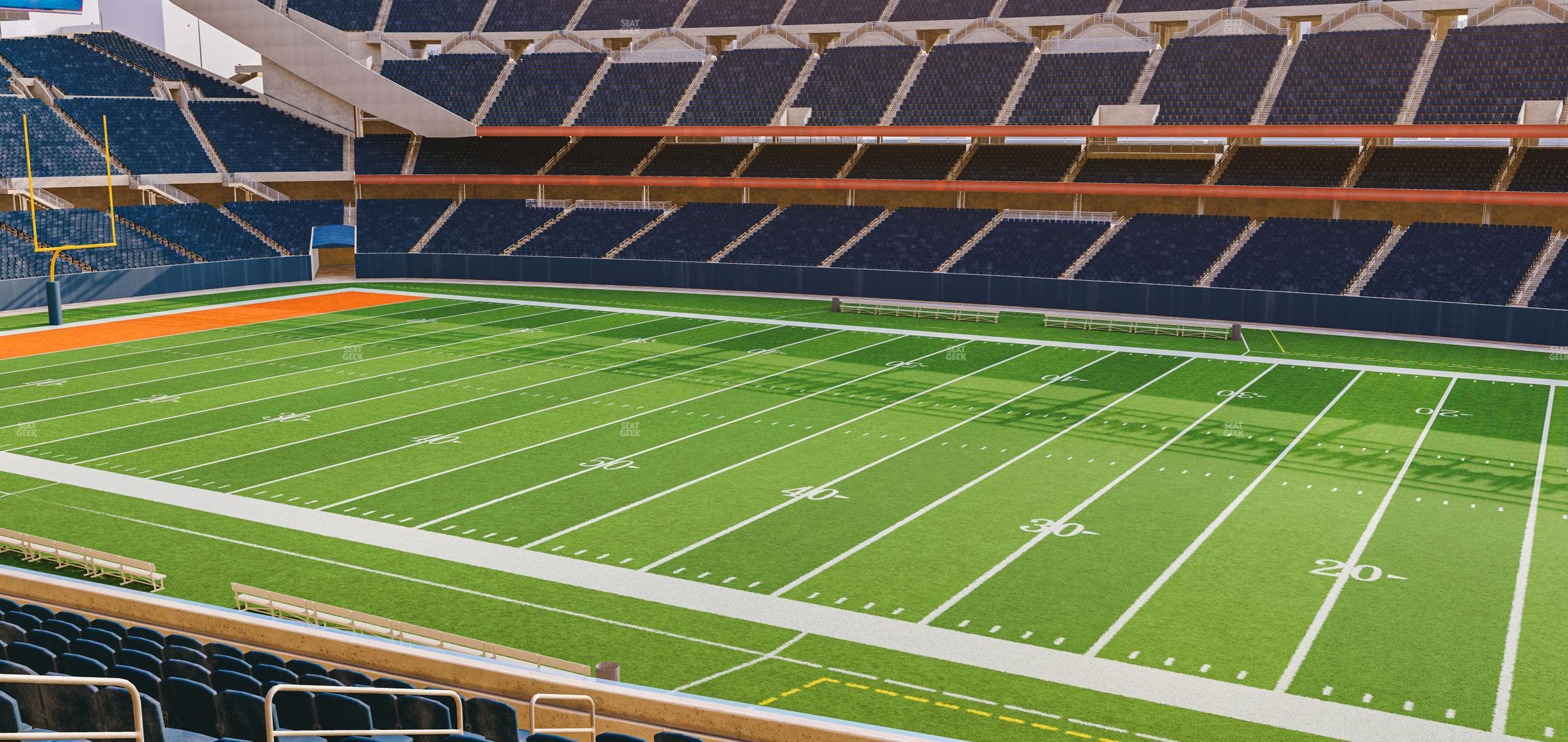 Soldier Field - Section 206 Club Seat View