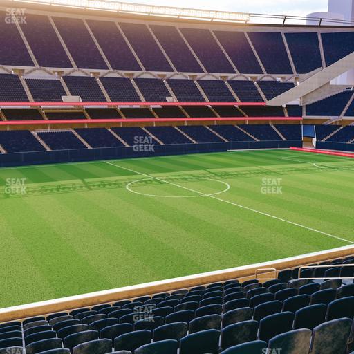 Soldier Field - Section 212 Club Seat View