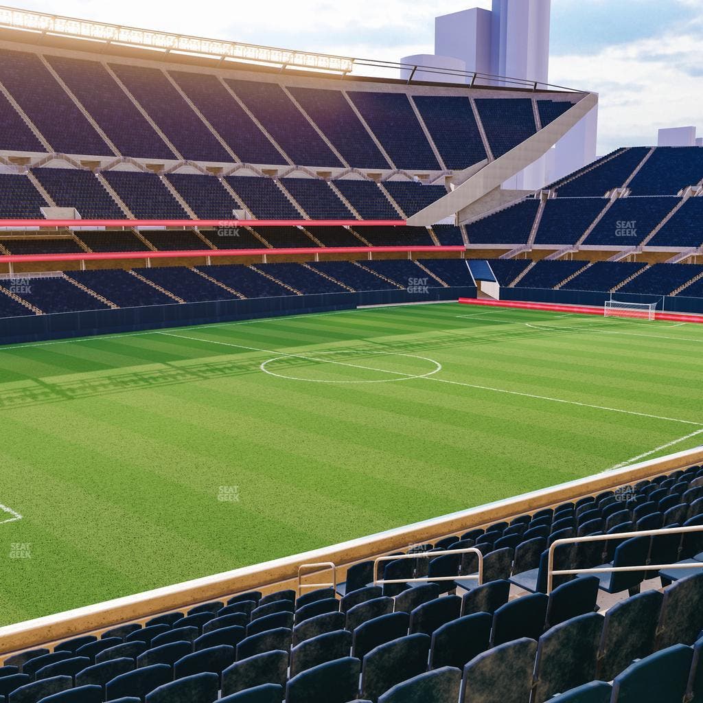 Soldier Field - Section 214 Club Seat View