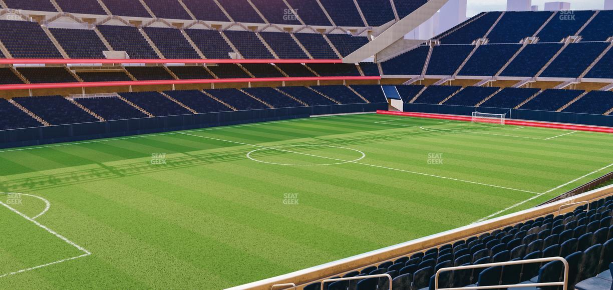 Soldier Field - Section 214 Club Seat View