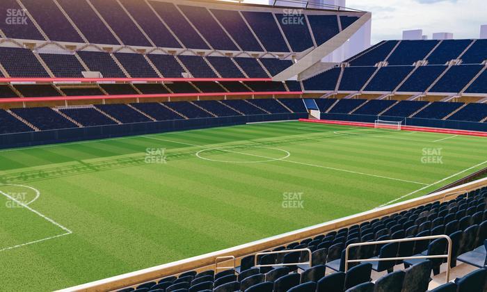 Soldier Field - Section 214 Club Seat View