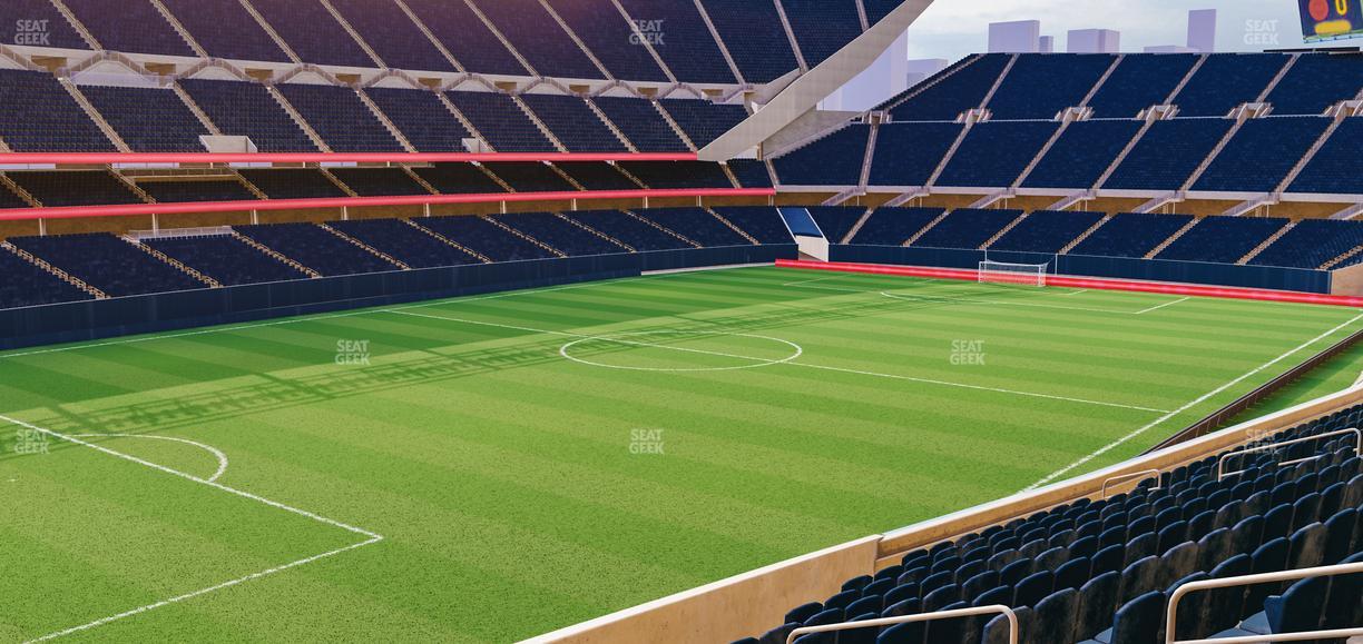 Soldier Field - Section 215 Club Seat View