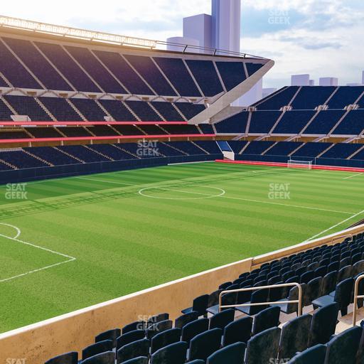 Soldier Field - Section 215 Club Seat View