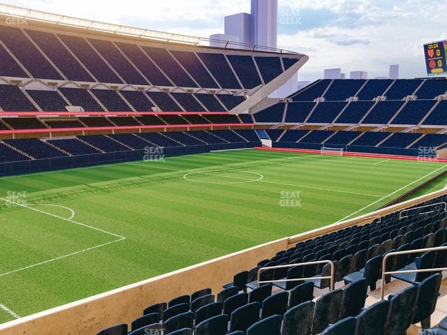 Soldier Field - Section 215 Club Seat View