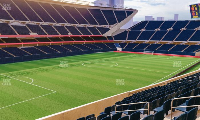 Soldier Field - Section 215 Club Seat View