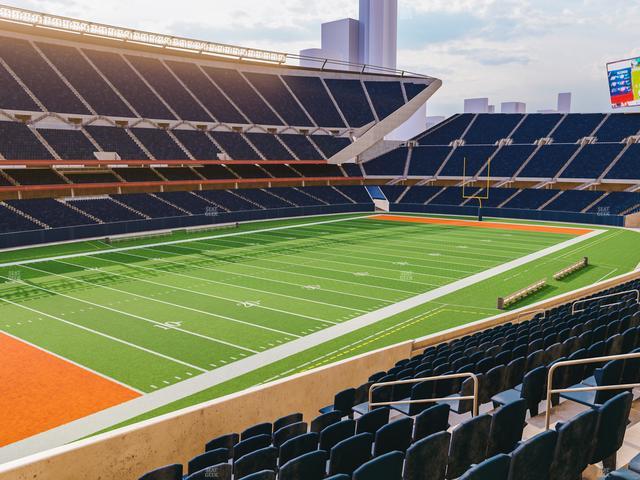 Soldier Field - Section 215 Club Seat View