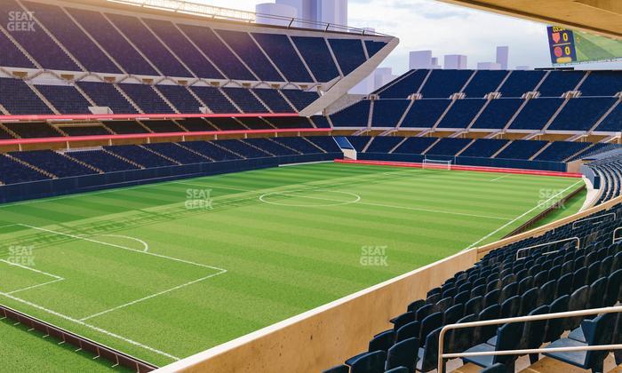 Soldier Field - Section 216 Club Seat View
