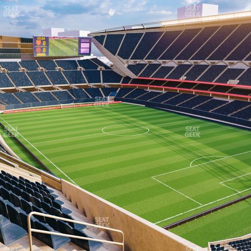 Soldier Field - Section 301 Club Seat View