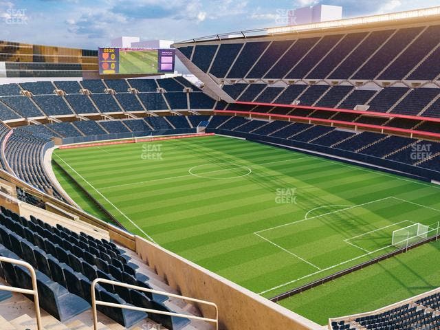 Soldier Field - Section 301 Club Seat View