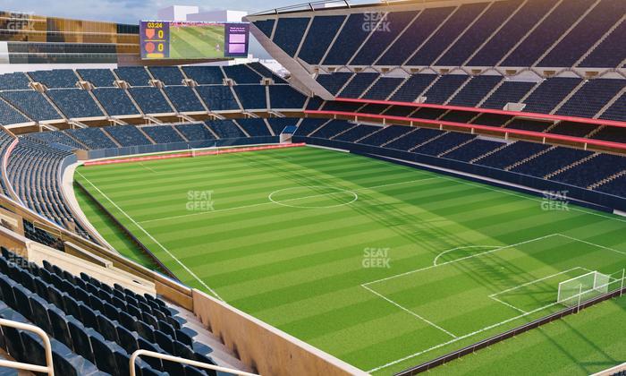 Soldier Field - Section 301 Club Seat View