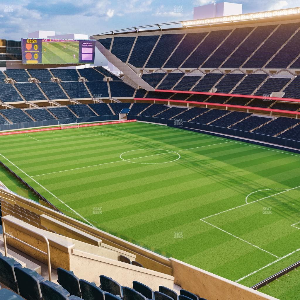 Soldier Field - Section 302 Club Seat View