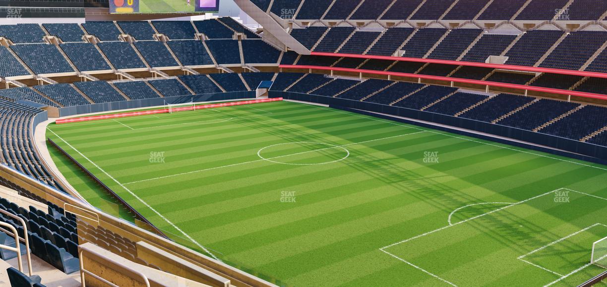 Soldier Field - Section 302 Club Seat View