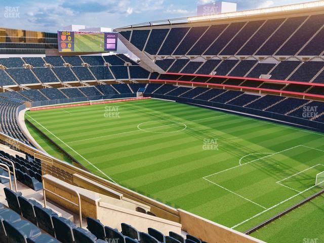 Soldier Field - Section 302 Club Seat View