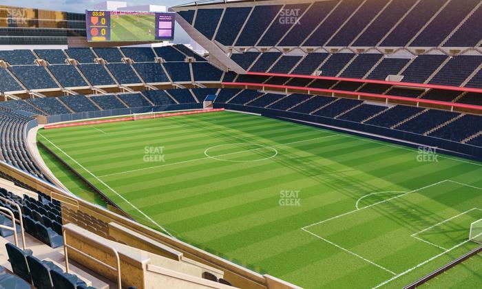 Soldier Field - Section 302 Club Seat View