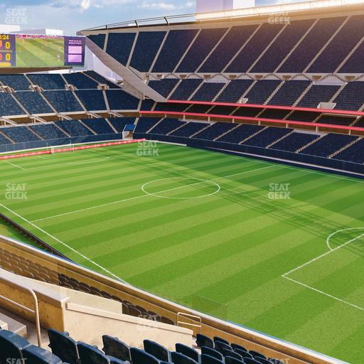 Soldier Field - Section 303 Club Seat View