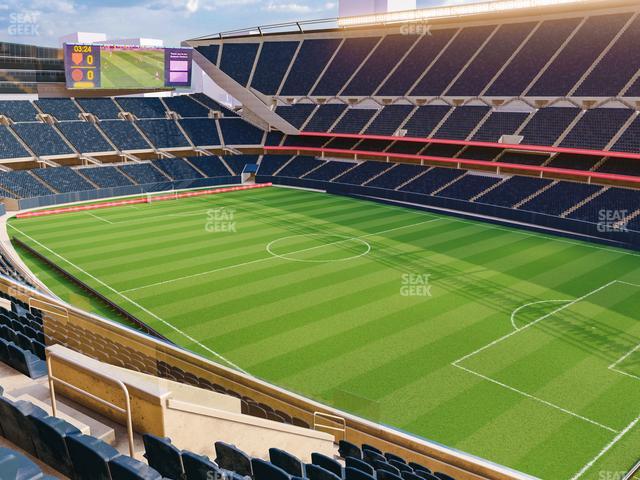 Soldier Field - Section 303 Club Seat View Soldier Field - Section 303 Club Seat View