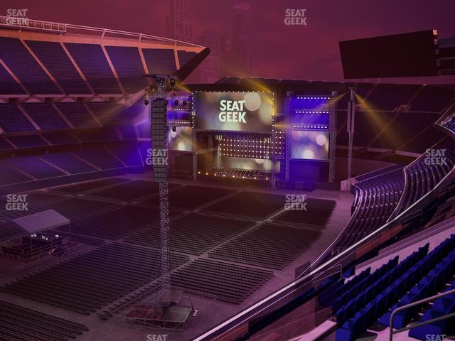 Soldier Field - Section 314 Club Seat View