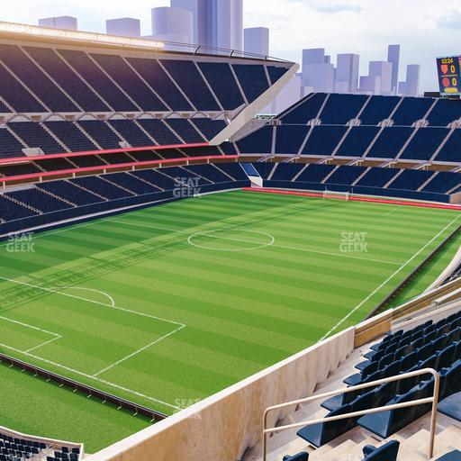 Soldier Field - Section 317 Club Seat View