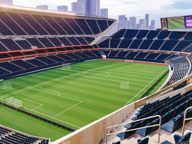 Soldier Field - Section 317 Club Seat View Soldier Field - Section 317 Club Seat View