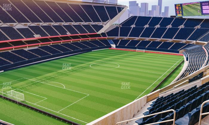 Soldier Field - Section 317 Club Seat View