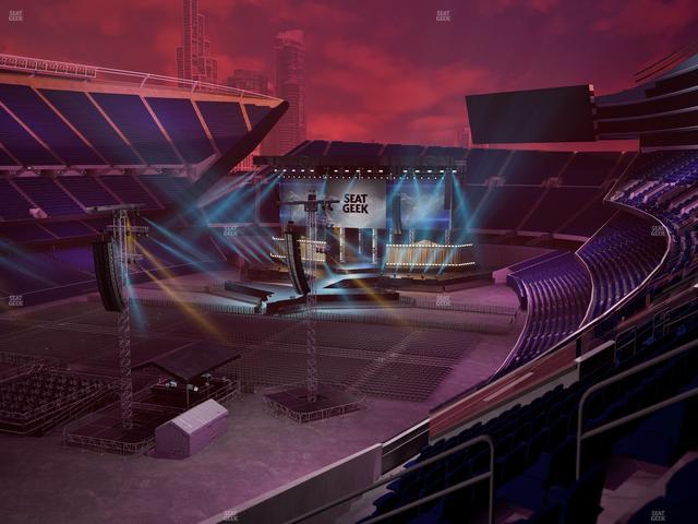 Soldier Field - Section 317 Club Seat View