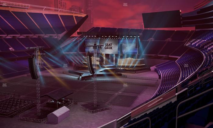 Soldier Field - Section 317 Club Seat View