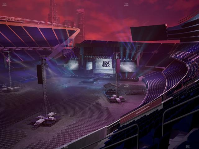 Soldier Field - Section 317 Club Seat View