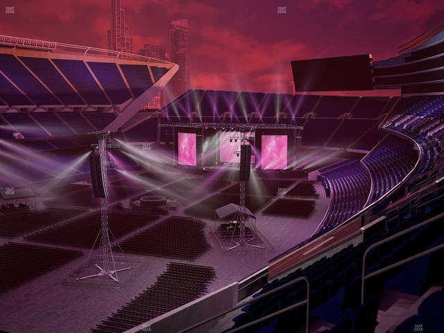 Soldier Field - Section 317 Club Seat View Soldier Field - Section 317 Club Seat View