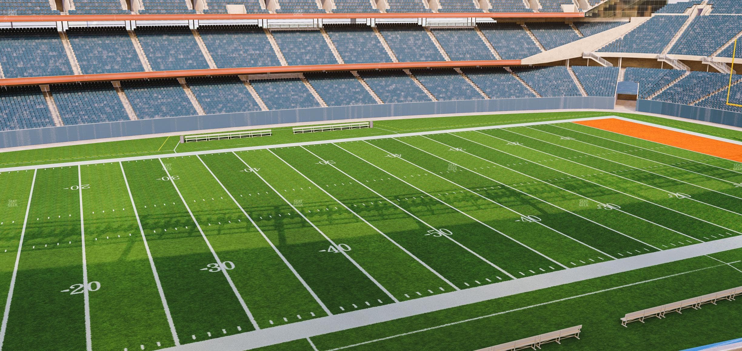 Soldier Field - Section 340 Seat View