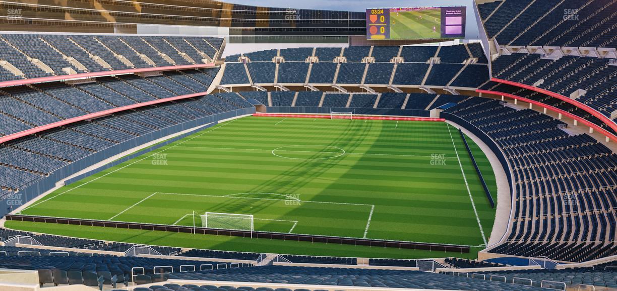 Soldier Field - Section 350 Seat View