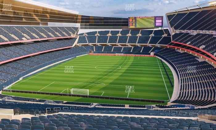 Soldier Field - Section 350 Seat View