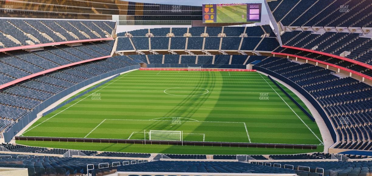 Soldier Field - Section 351 Seat View