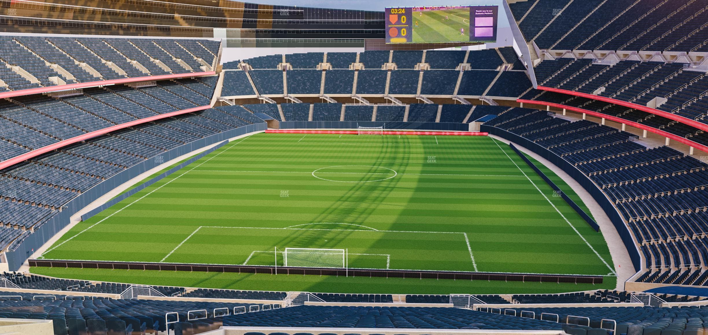 Soldier Field - Section 351 Seat View