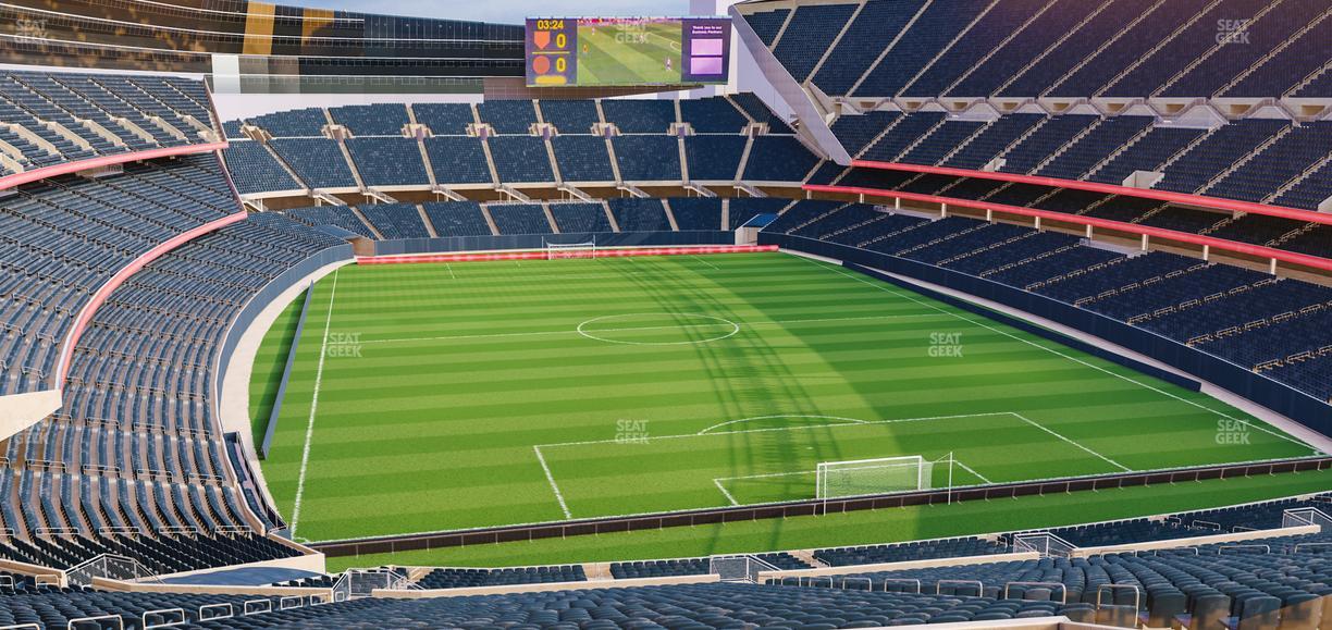 Soldier Field - Section 354 Seat View