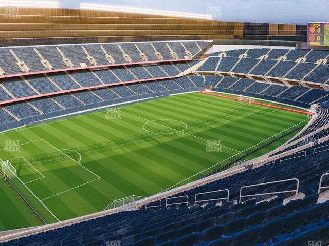 Soldier Field - Section 443 Seat View