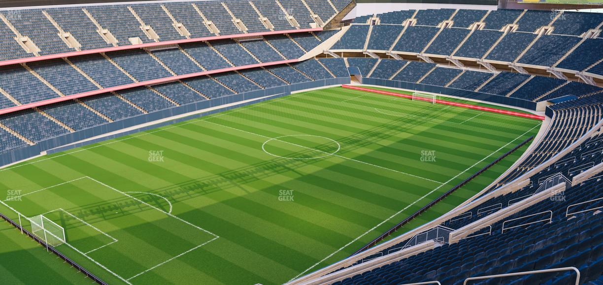 Soldier Field - Section 444 Seat View