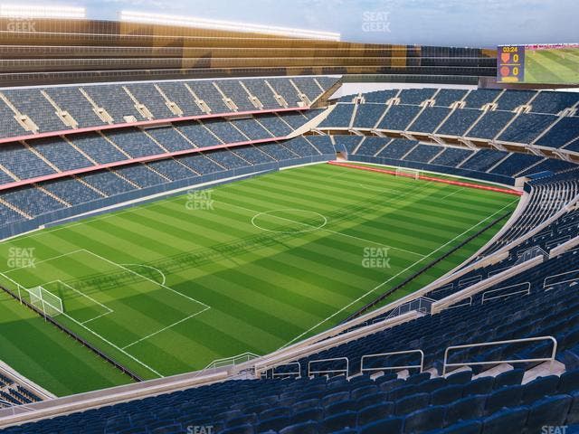 Soldier Field - Section 444 Seat View